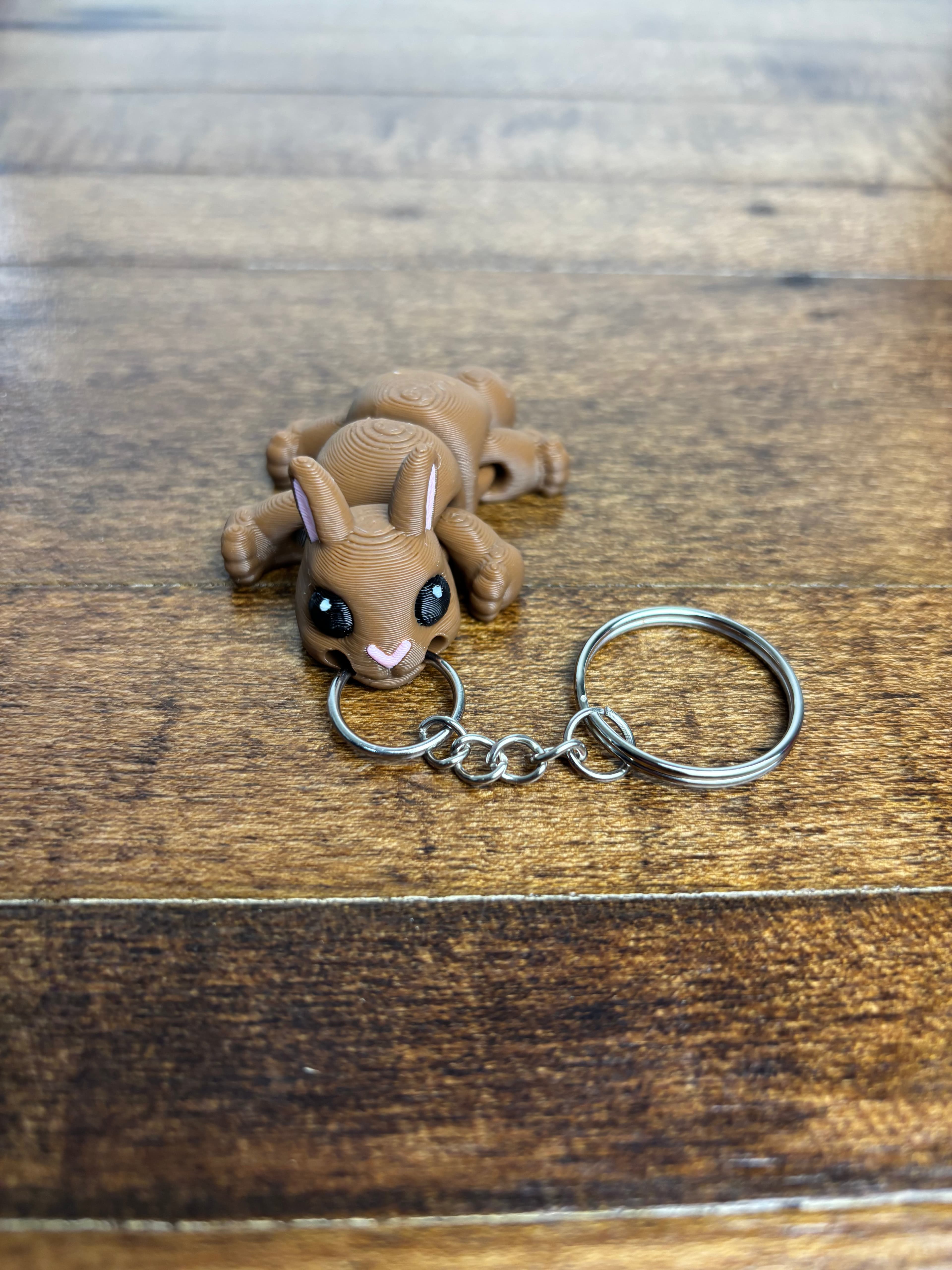 New Bunny Keychain 3d model