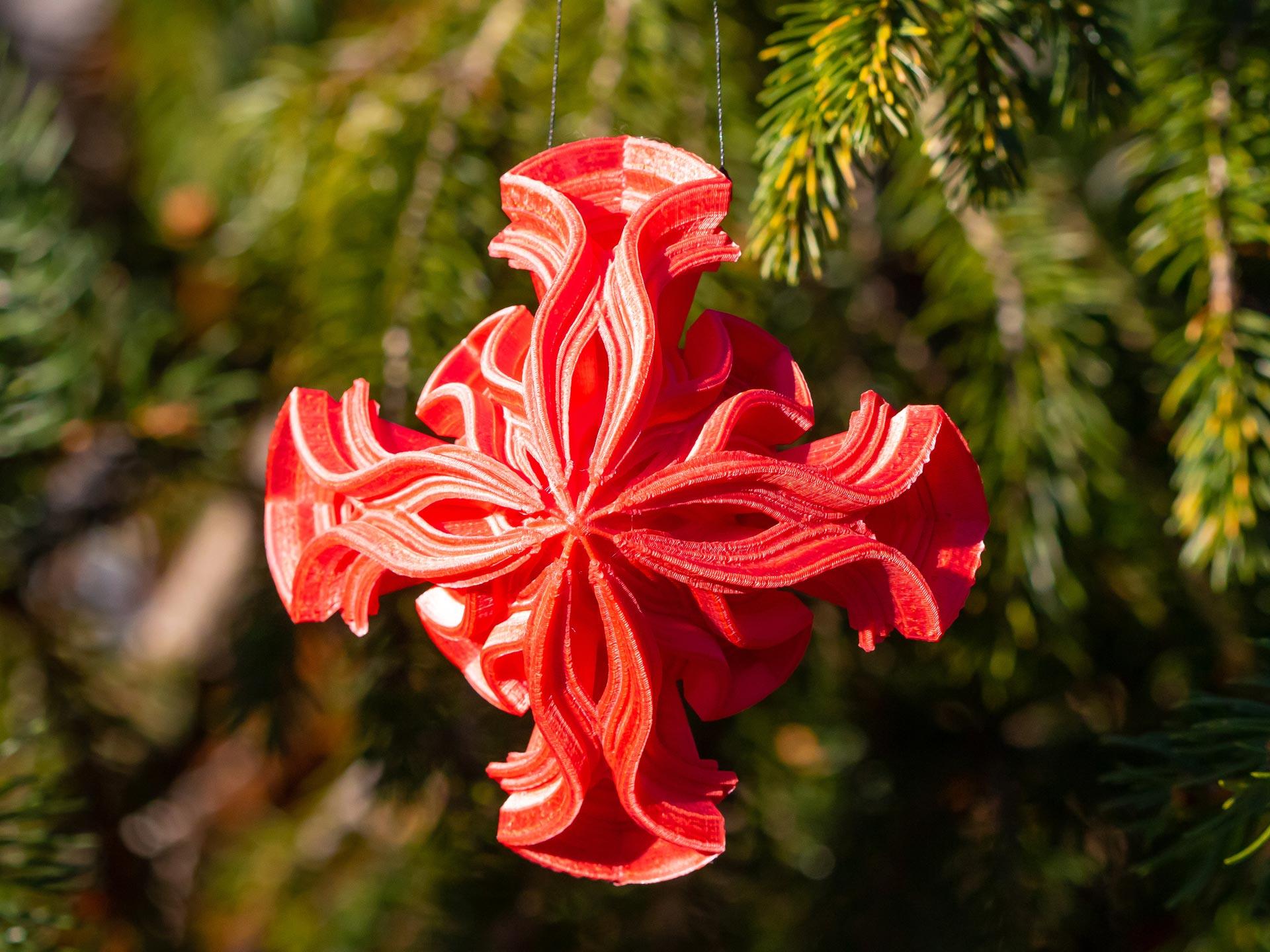 Star Christmas Tree Ornament 3d model