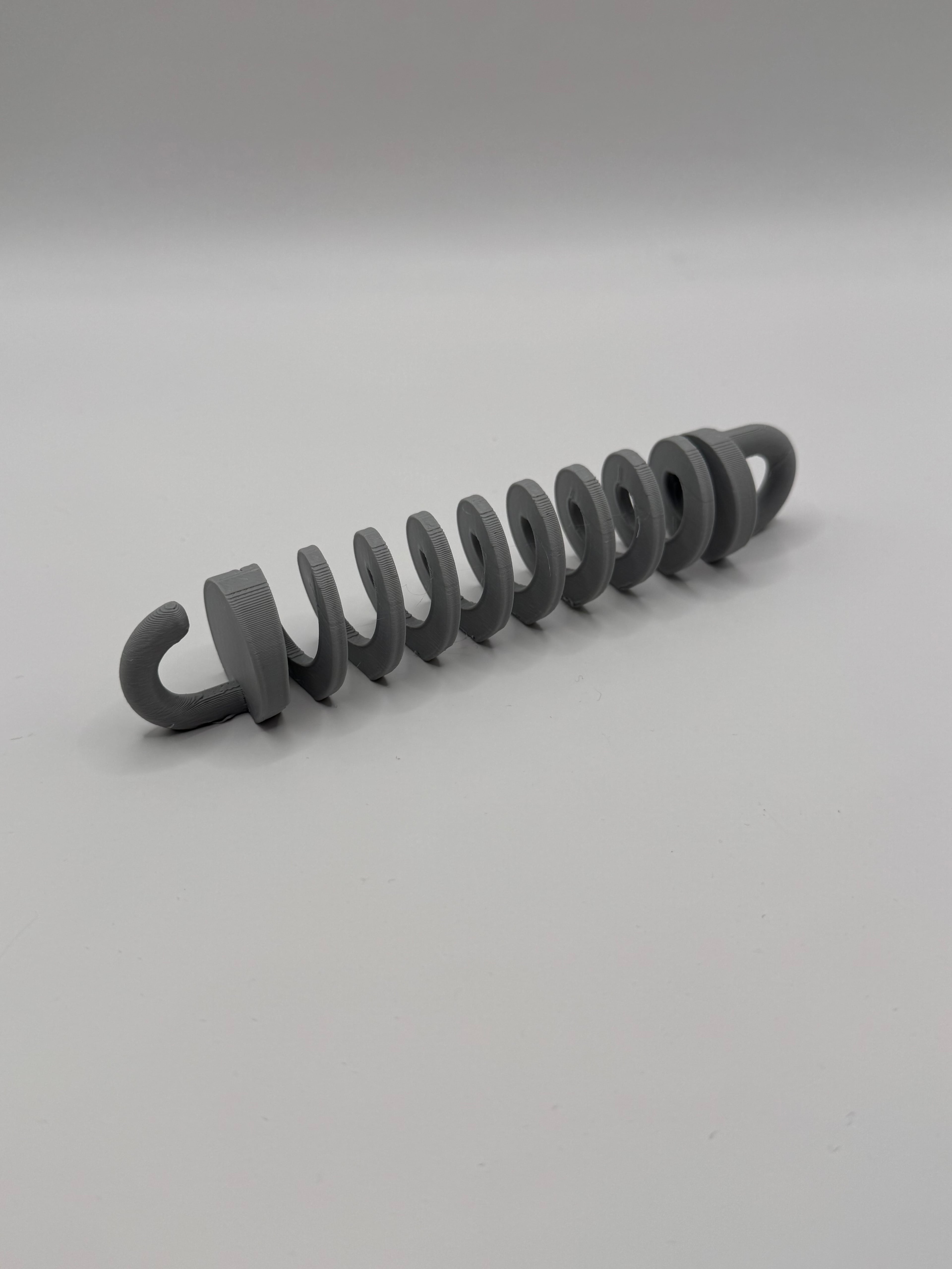 Tension Spring (No Support) 3d model
