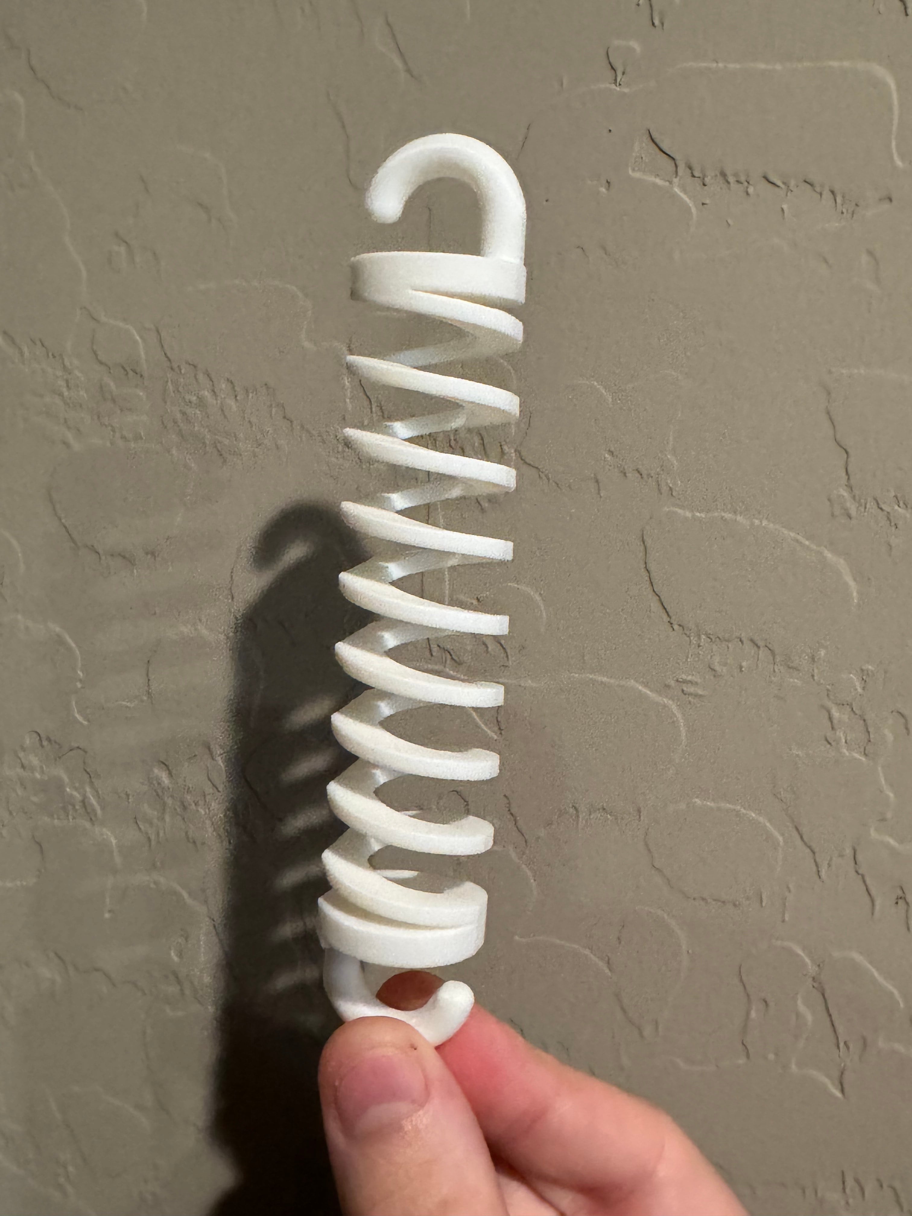 Tension Spring (No Support) 3d model