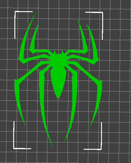 spiderman logo 3d model