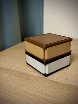 Rotatory Storage Box | Stackable Organizer 3d model