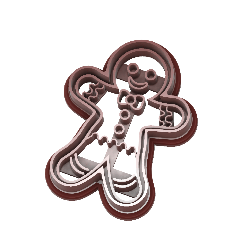 Christmas Cookie Cutters 3d model