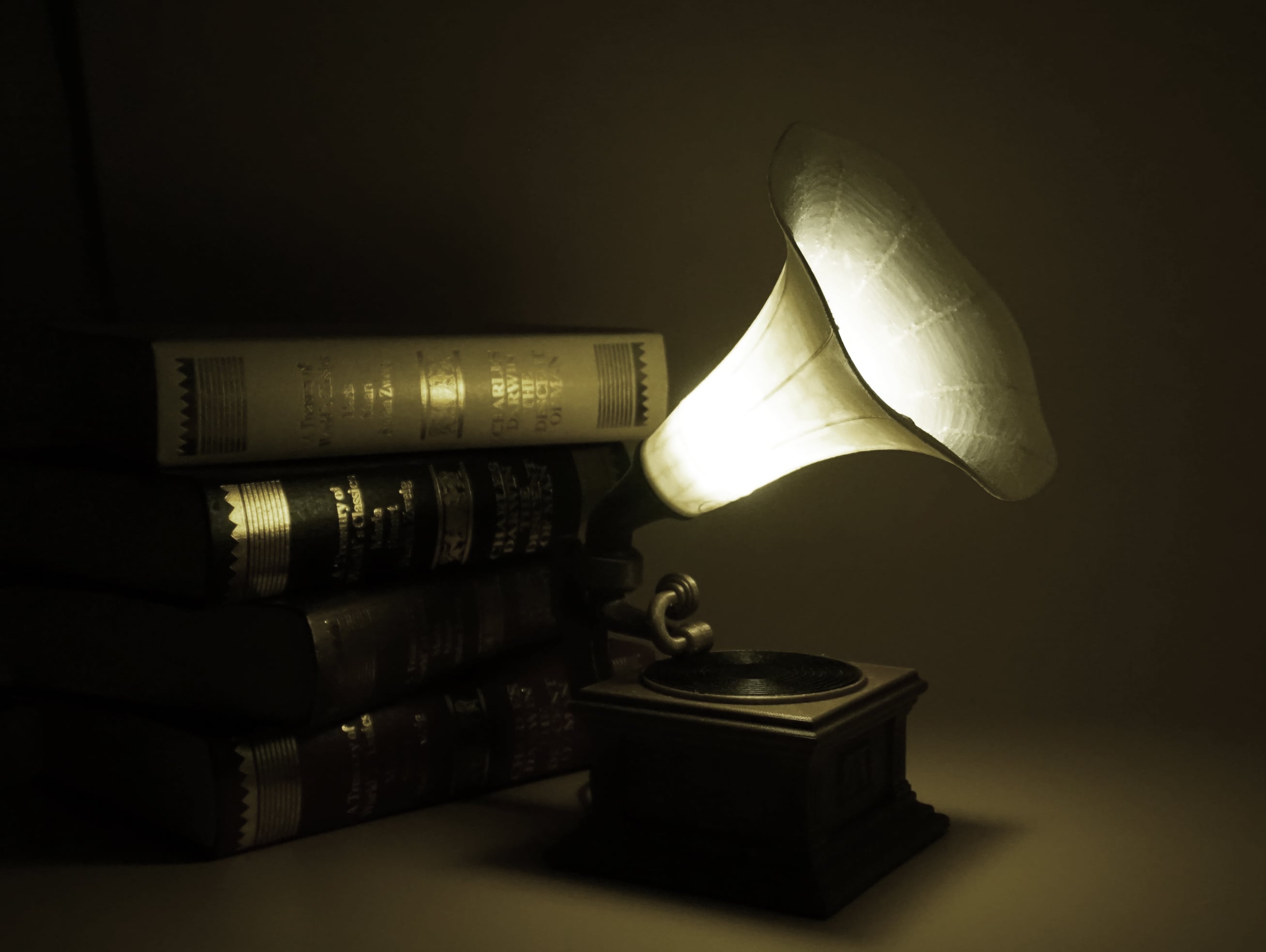 Gramophone lamp 3d model