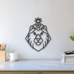 Lion Wall Art 3d model