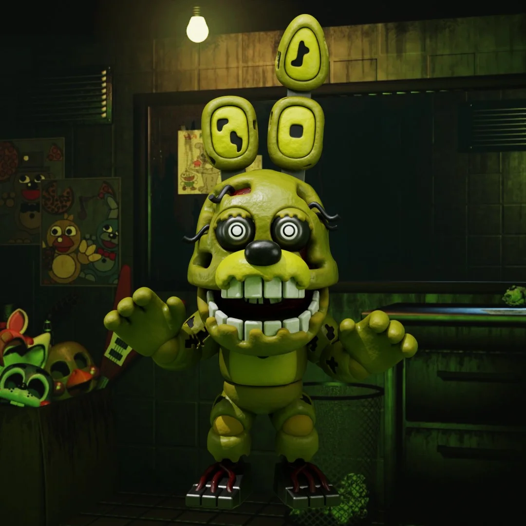 Springtrap - FNAF Figurine 3d model