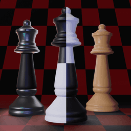 Chess Queen Ornament 3d model