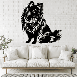 Pomeranian 2D Wall Art/Window Art 3d model