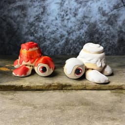 Cinnamon Roll Turtle Clicker Articulated Flexi 3d model