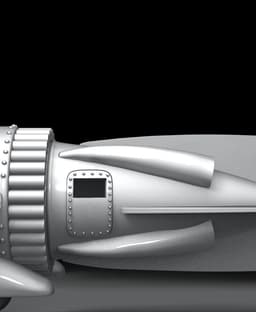 Dr. Zarkov's rocket ship - Flash Gordon (1936) 3d model