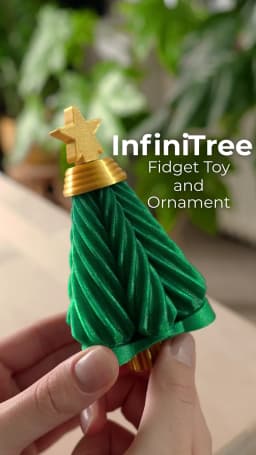 InfiniTree Christmas Tree Fidget Toy 3d model