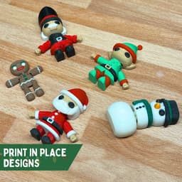 3D Printable Christmas Pack #1 3d model