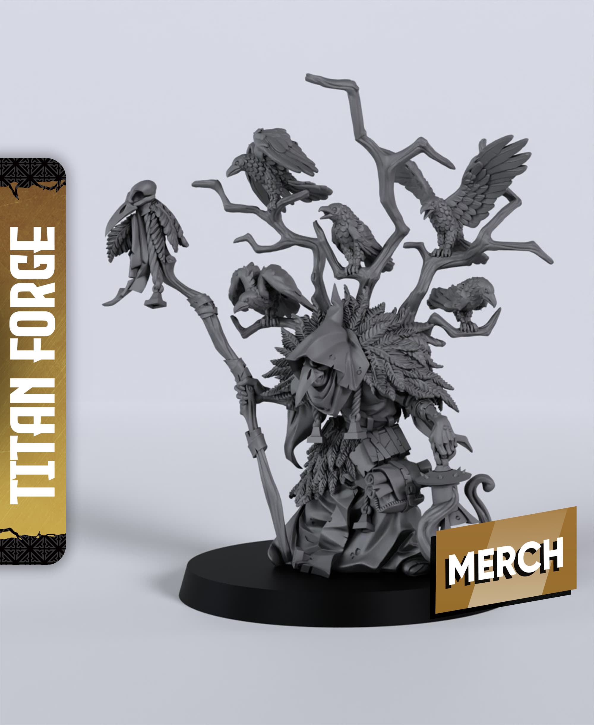 Bellinde Raveneye - With Free Dragon - 5e DnD Inspired for RPG and Wargamers 3d model