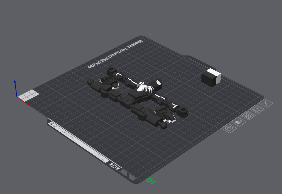 Spiderman venom 3d model