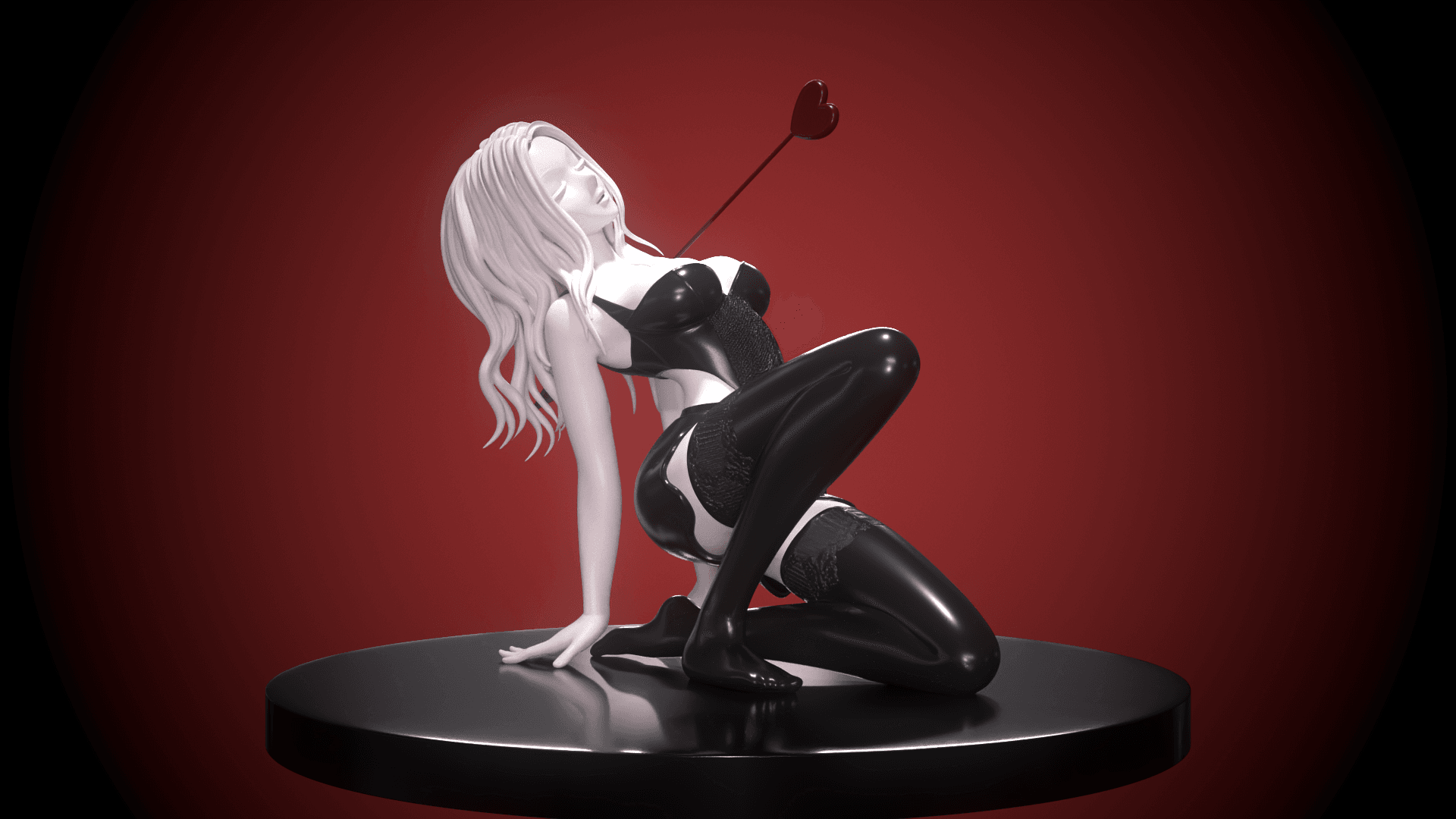 Don’t fall on the floor, Fall in Love — Valentine's Special 3d model