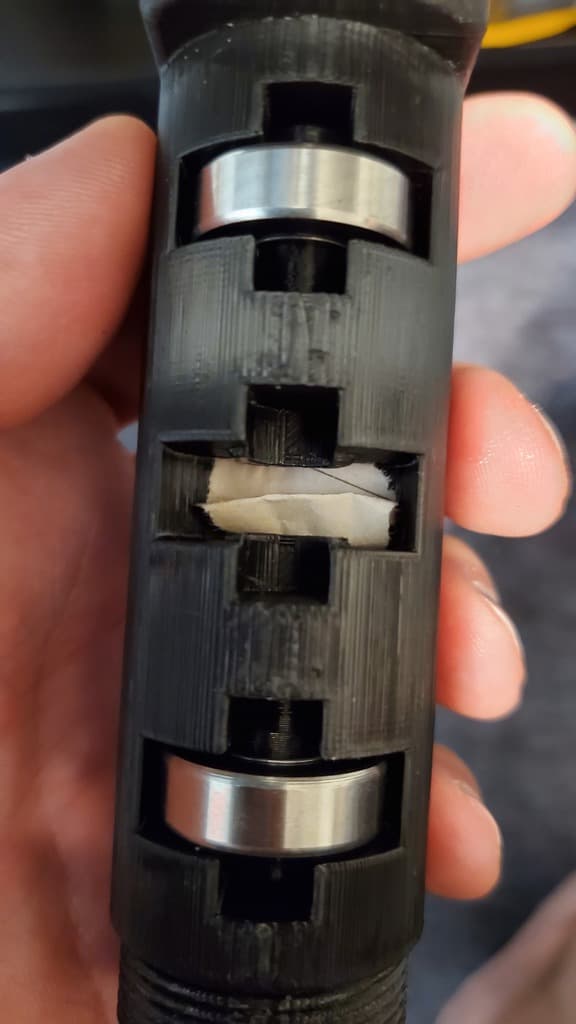 Ender 3 Spool Holder with 3 Bearings 3d model