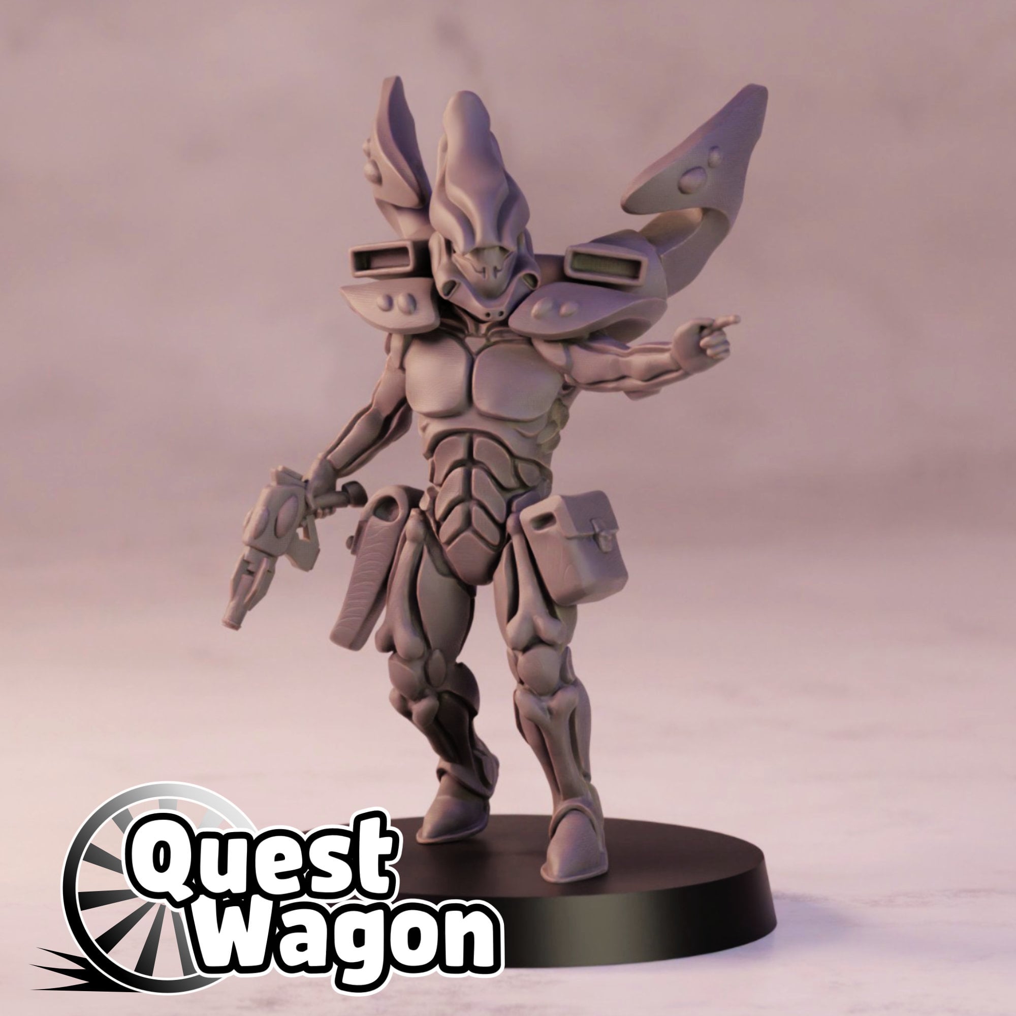 Space Elf Squad 3d model