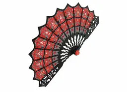 Halloween Spider Web Hand Fan 3d model