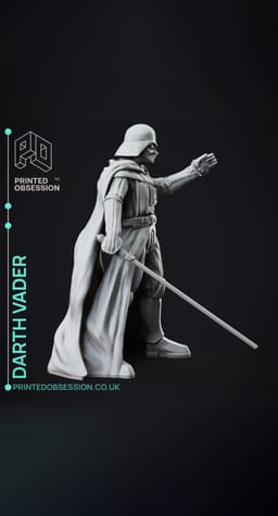 Darth Vader - Starwars - 30cm Fanart 3d model