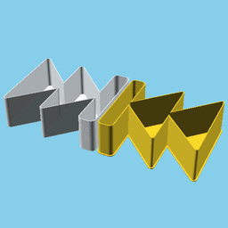 Media icon Previous, nestable box (v1) 3d model
