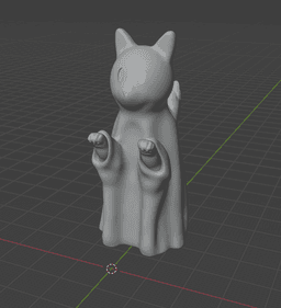 Boo Kitty II: The Halloween Spooky Cat 3d model