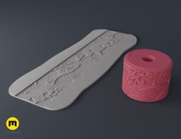 Texture Rollers Japanese Patterns middle Vol.1 (1โ3) 3d model
