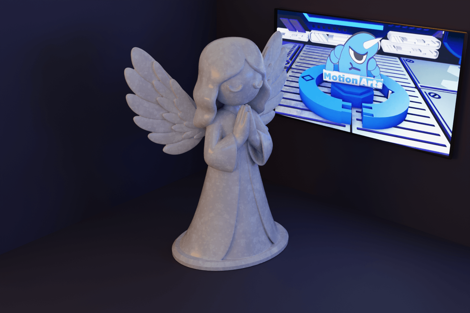 Anjo cartoon.stl 3d model