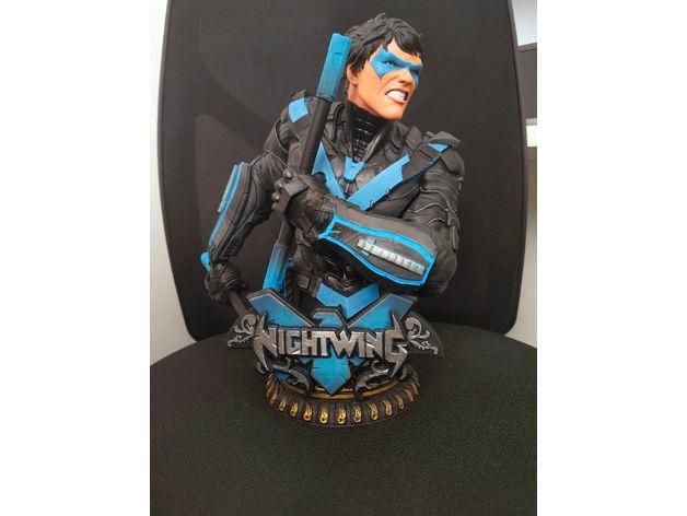 B3DSERK NIGHTWING BUST: TESTED AND READY FOR 3D PRINTING 3d model