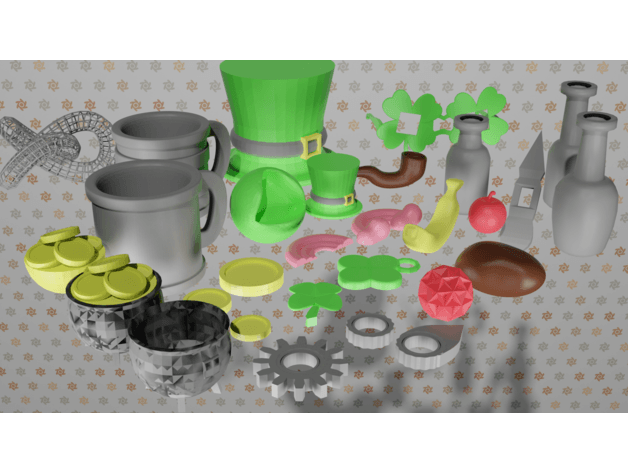 My March Model Set (partial) 3d model