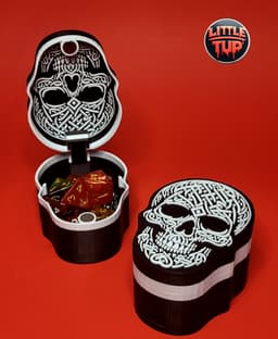 skull storage box .stl 3d model
