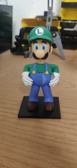 Luigi from Super Mario videogames (Assembly version) 3d model