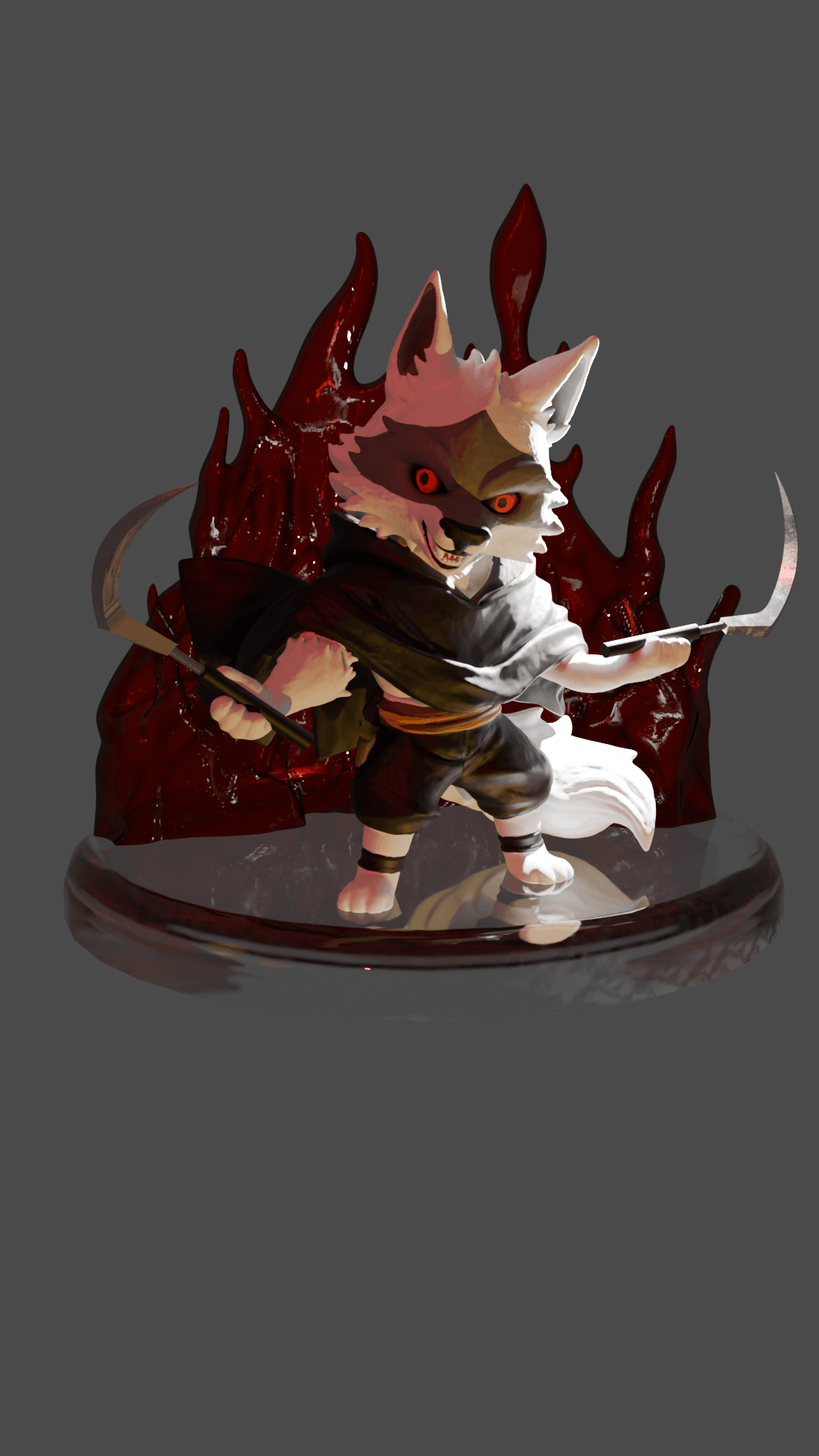 Scythefang Wolf 3d model
