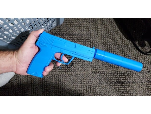 USP w/ Detachable Silencer 3d model