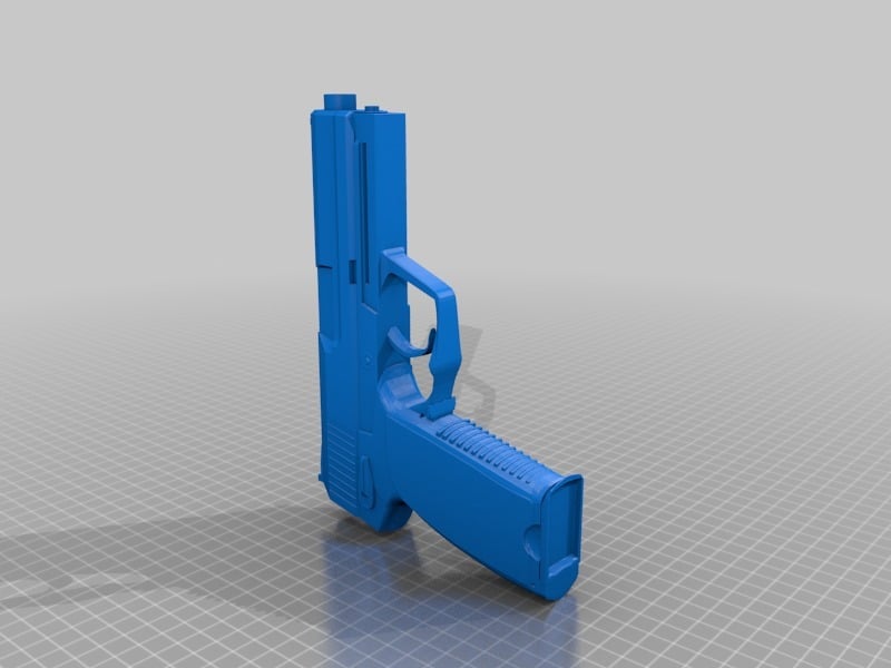 USP w/ Detachable Silencer 3d model