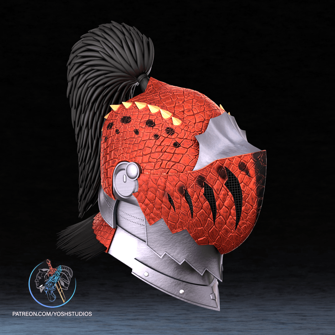 Monster Hunter Anjanath Helmet 3D Printer STL File 3d model