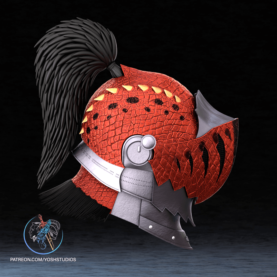 Monster Hunter Anjanath Helmet 3D Printer STL File 3d model