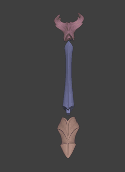 Arcane Magic Wand - Precut.stl 3d model