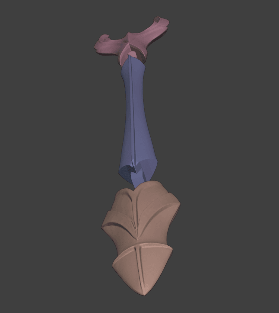 Arcane Magic Wand 3d model