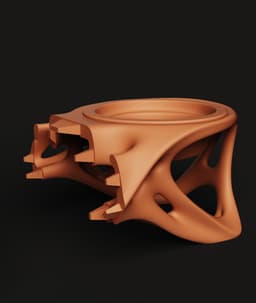 Minimalist Dual Pet Bowl Stand | Modern Cat & Dog Feeder | Geometric Home Accessory 3d model