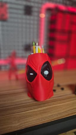 Deadpool Pencil Holder — Premium Remix Package 3d model