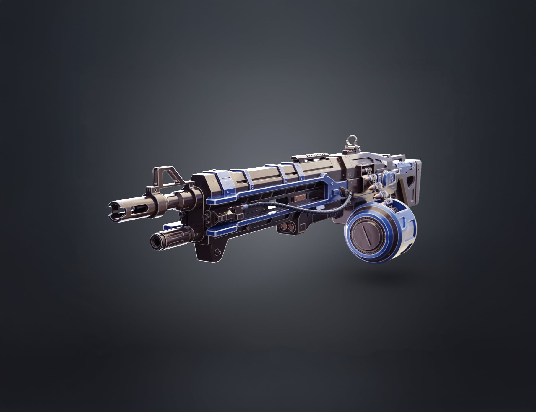Thunderlord Machine Gun 3d model