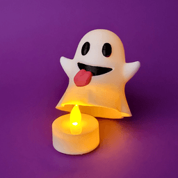 Whisper - cute ghost 3d model