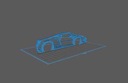 Ferrari - F8 Tributo Wall Art 3d model