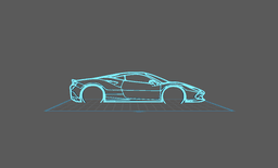 Ferrari - F8 Tributo Wall Art 3d model