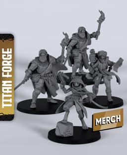 Tomb Riders - With Free Dragon Warhammer - 5e DnD Inspired for RPG and Wargamers 3d model