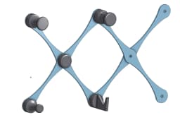 Modular Accordion Wall Hook 3d model