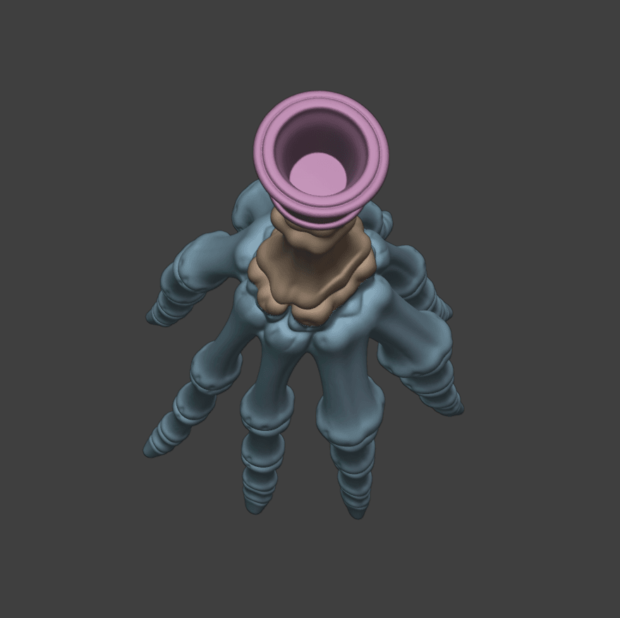 Skeleton Hand Candle Holder 3d model