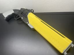 Helldivers 2 LAS-58 Talon Revolver Pistol Sidearm Replica Prop Cosplay 3D print printable 3d model