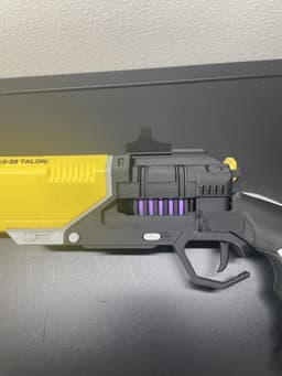 Helldivers 2 LAS-58 Talon Revolver Pistol Sidearm Replica Prop Cosplay 3D print printable 3d model