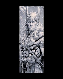 Classic Superhero Sketches - Views of the heroic worlds in Realism - Set of bookmarks 3d model